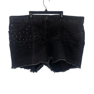 Jessica Simpson Black Shorts size 24W Junior Plus‎